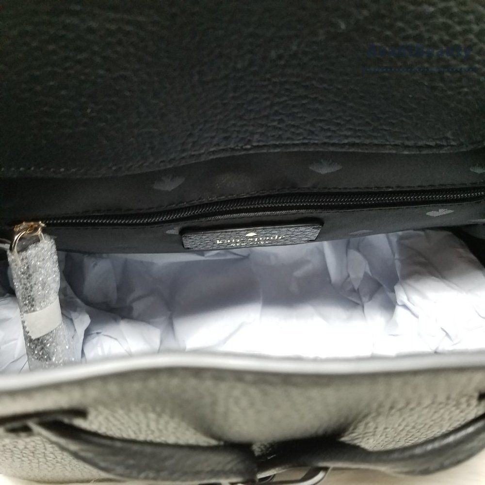 Kate Spade Medium Flap Backpack Leila Backpack - Picture 13 of 14